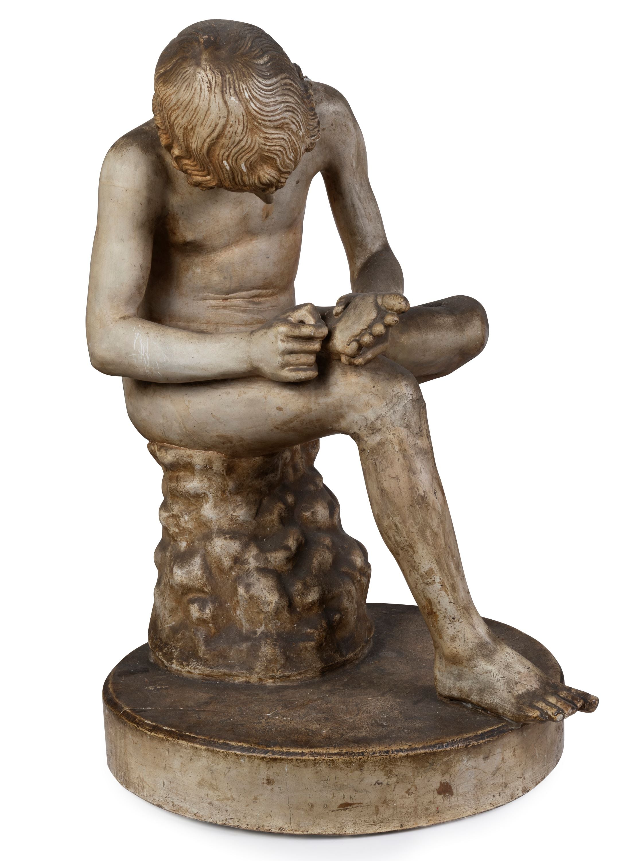 A Plaster Cast of the Spinario or ‘Boy with Thorn’ (GS. 344)
