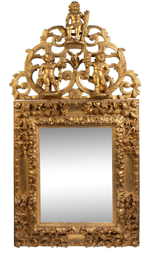 A Gilded Mirror with Three Cherubs (GS. 238)
