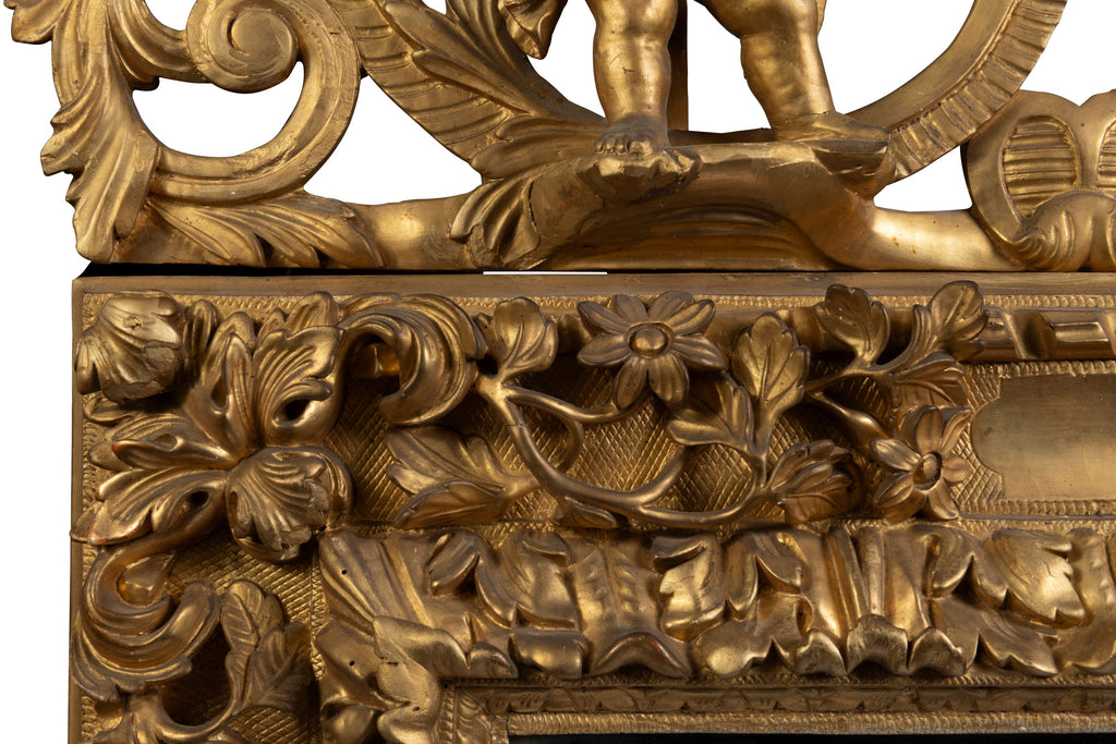 A Gilded Mirror with Three Cherubs (GS. 238)