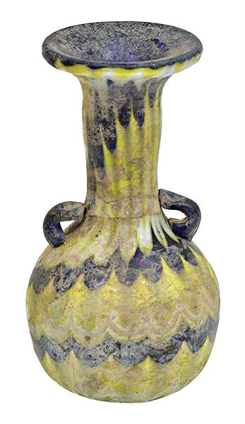 A Greek Core-Formed Glass Amphoriskos, Circa 6th Century B.C
