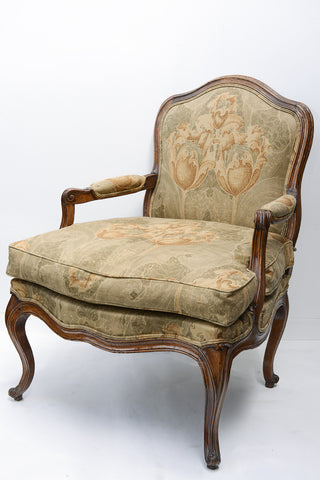 French Commins Style Fauteuil