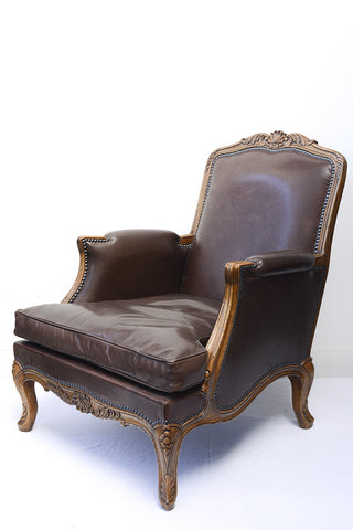 A Pair of Louis XV Style Bergeres