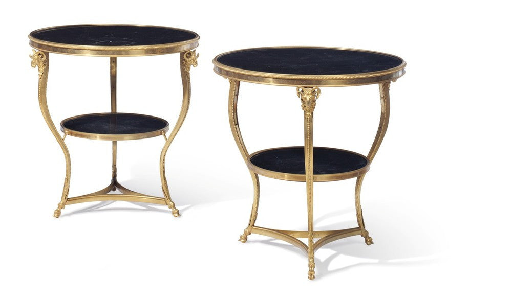 A Pair of Early 19th Century Directoire Gueridons