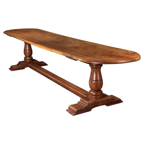 An Early 19th Century English Elm Refectory Table