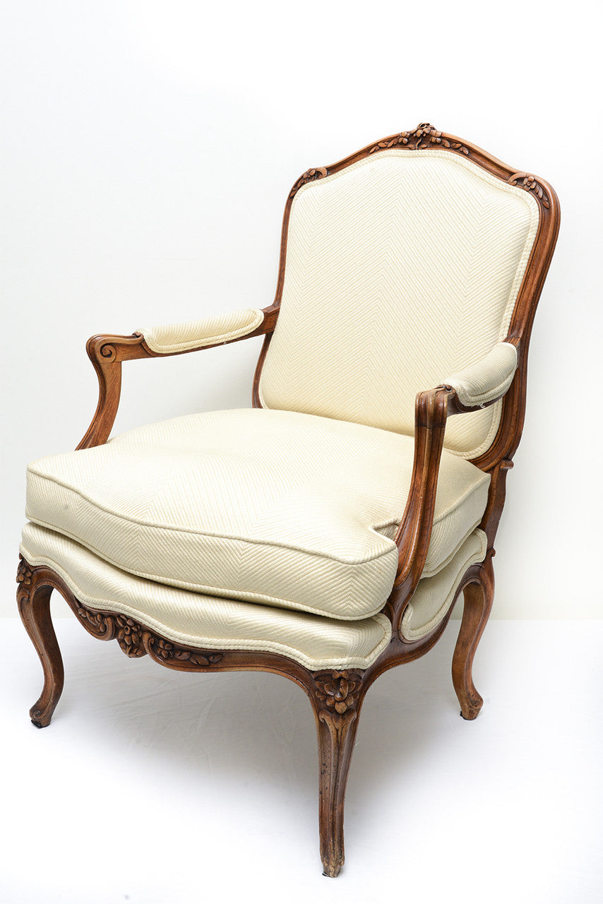 A Louis XV Style Fauteuil