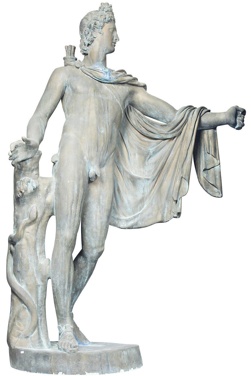 A Monumental Classical Style Composite Figure of Apollo