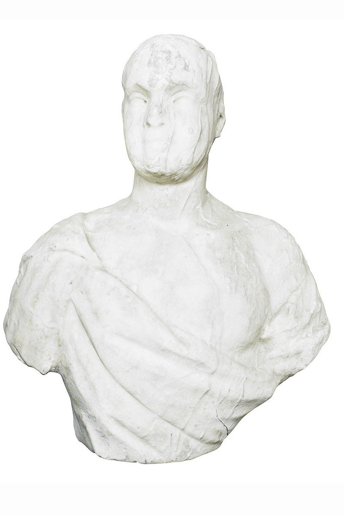 An Antique Marble Bust of a Man, Possibly Roman or Later