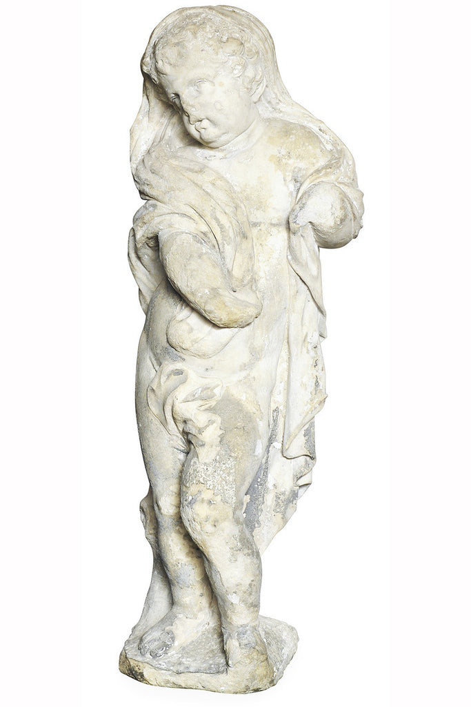 A Carved Marble Statue of a Child Late 16th Century, Early 17th