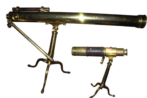 A Collection of 19th Century Brass Telescopes