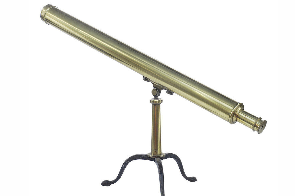 A Brass Cased Single Draw Telescope