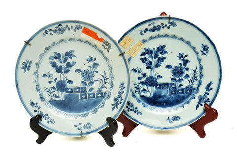 A Pair of Two Chinese Plates, Late 17th Century