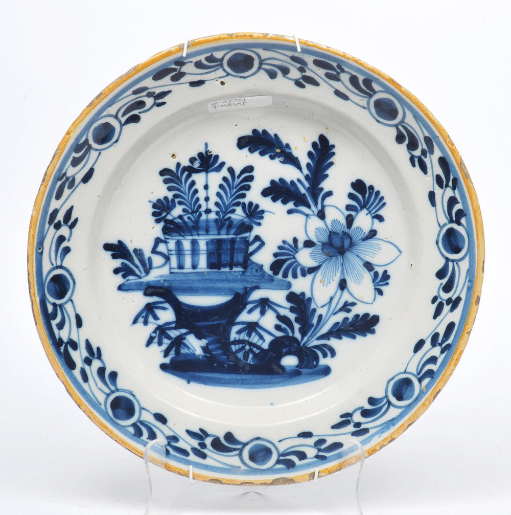 A Delft Blue and White Charger