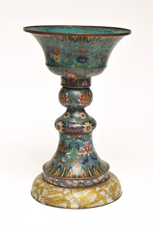 A Set of Four Cloisonne Vases