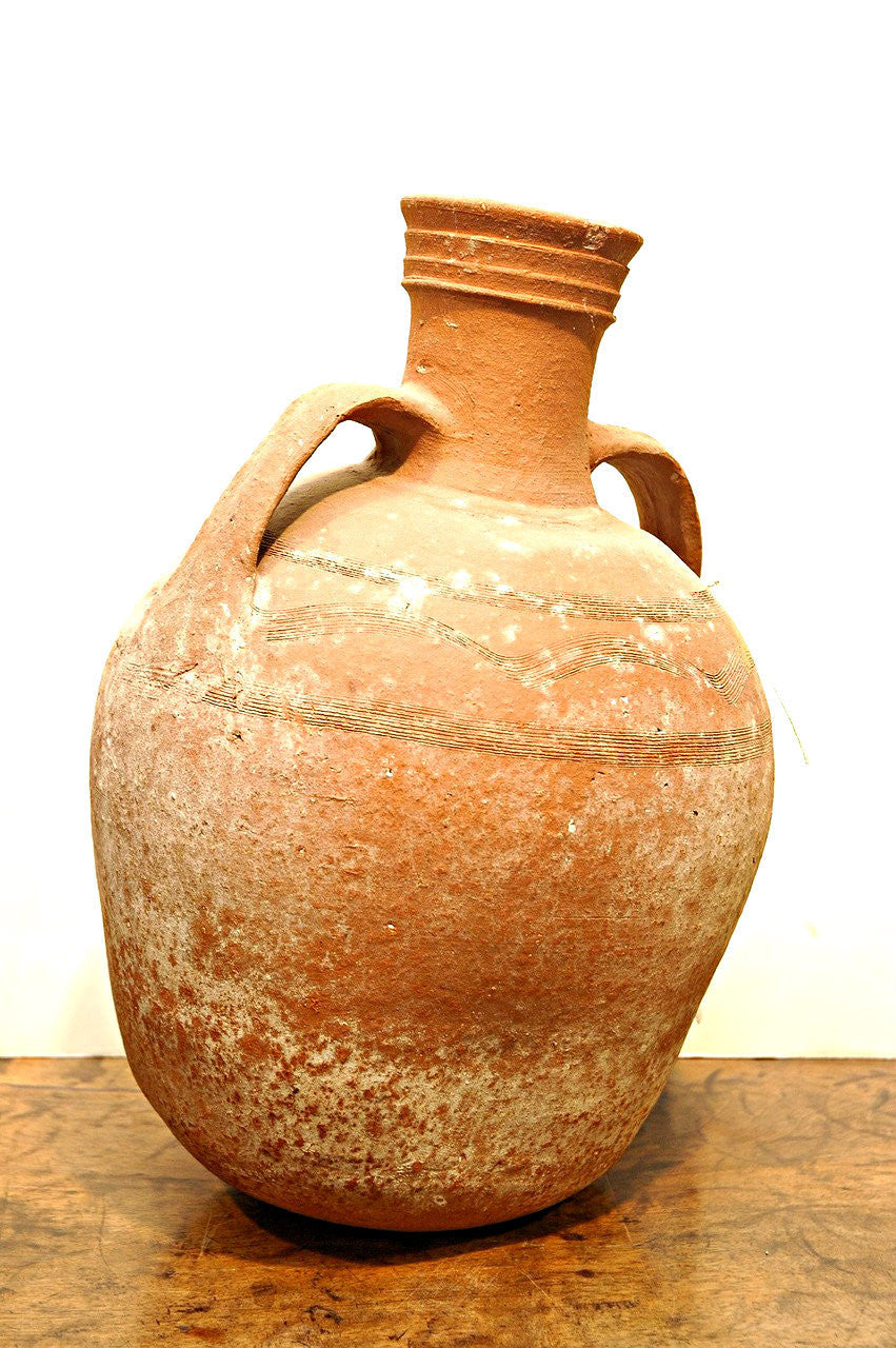 A Cypriot Amphora with Incised Decoration. circa 8th Century B.C