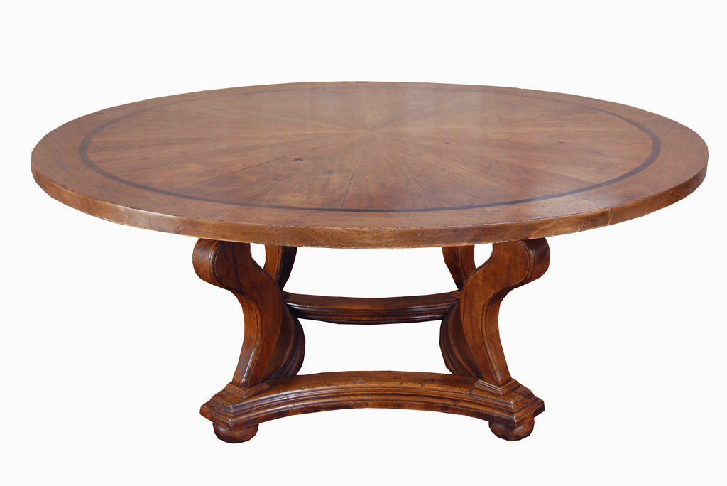 A Round Decollo Style Dining Table