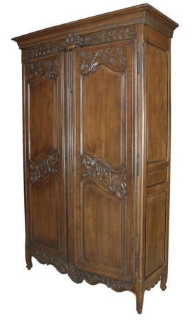 A French Style Two Door Timber Armoire.