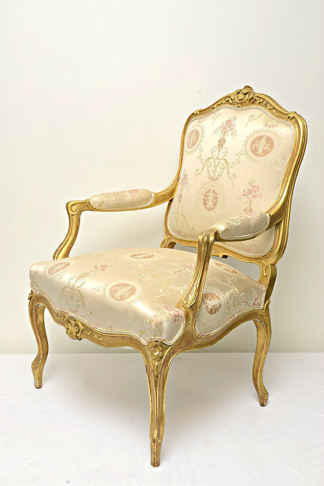 A Set of Four French Louis XV Armchairs