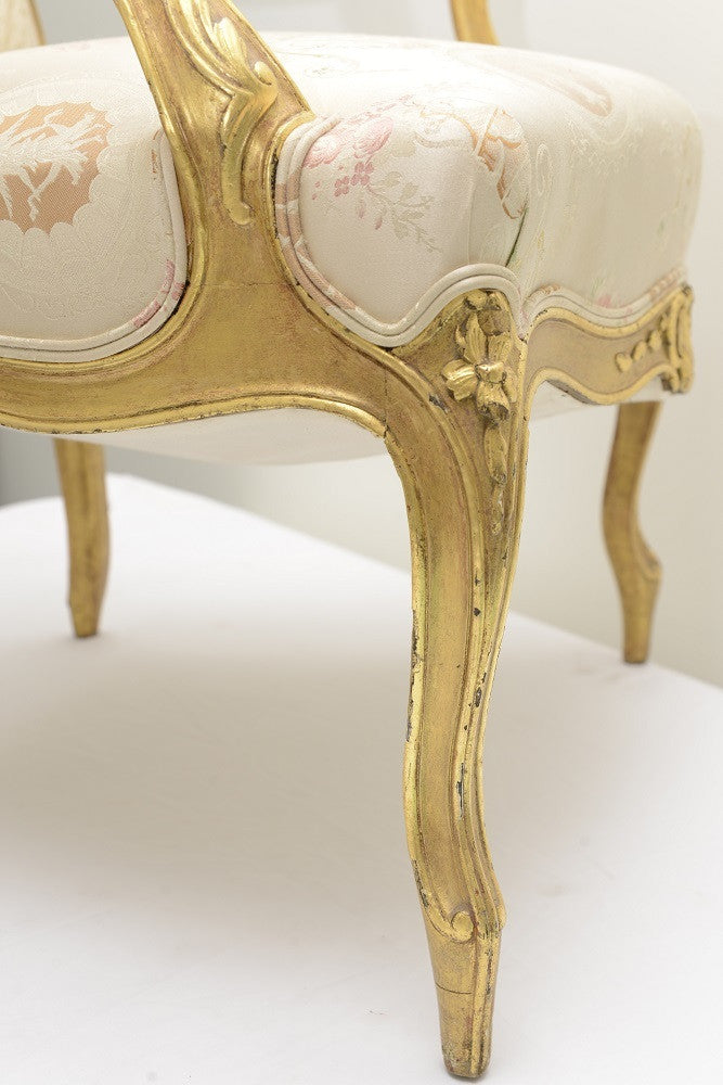 A Set of Four French Louis XV Armchairs