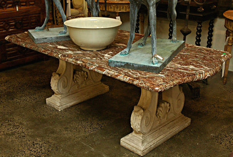 An Italian Stone and Marble Table
