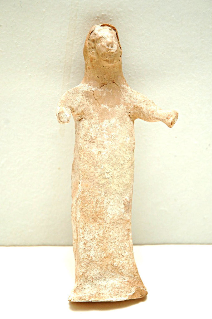 A Boeotian Greek Terracotta Votive Idol Figure, Circa 6th Century B.C