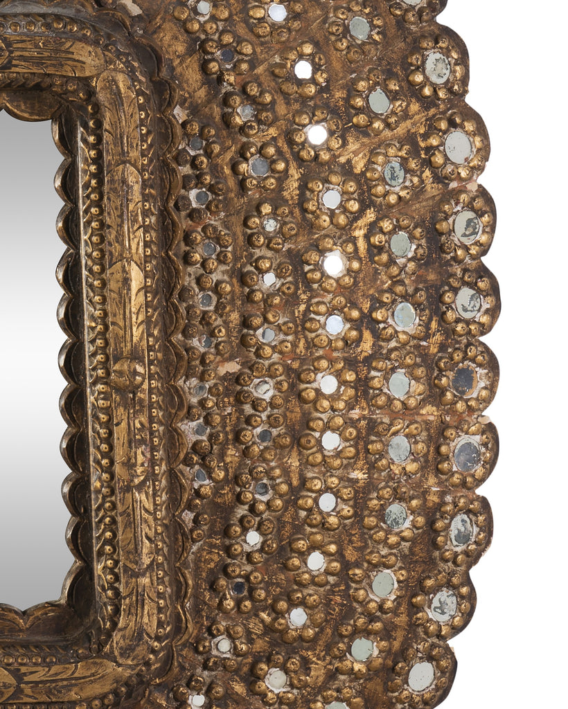 A Timber Peacock Mirror
