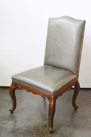 French Provincial Style Dining Chair with Serpantine Rail