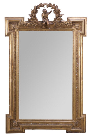 A 19th Century French Giltwood Mirror