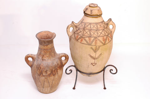 Moroccan Pots on Stands