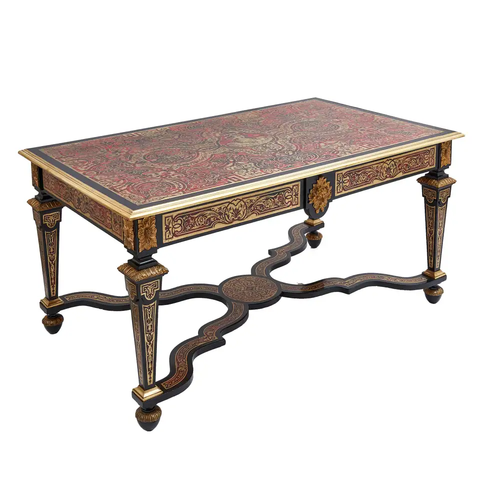 A Louis XIV Style Boulle Bureau Plat or Centre Table