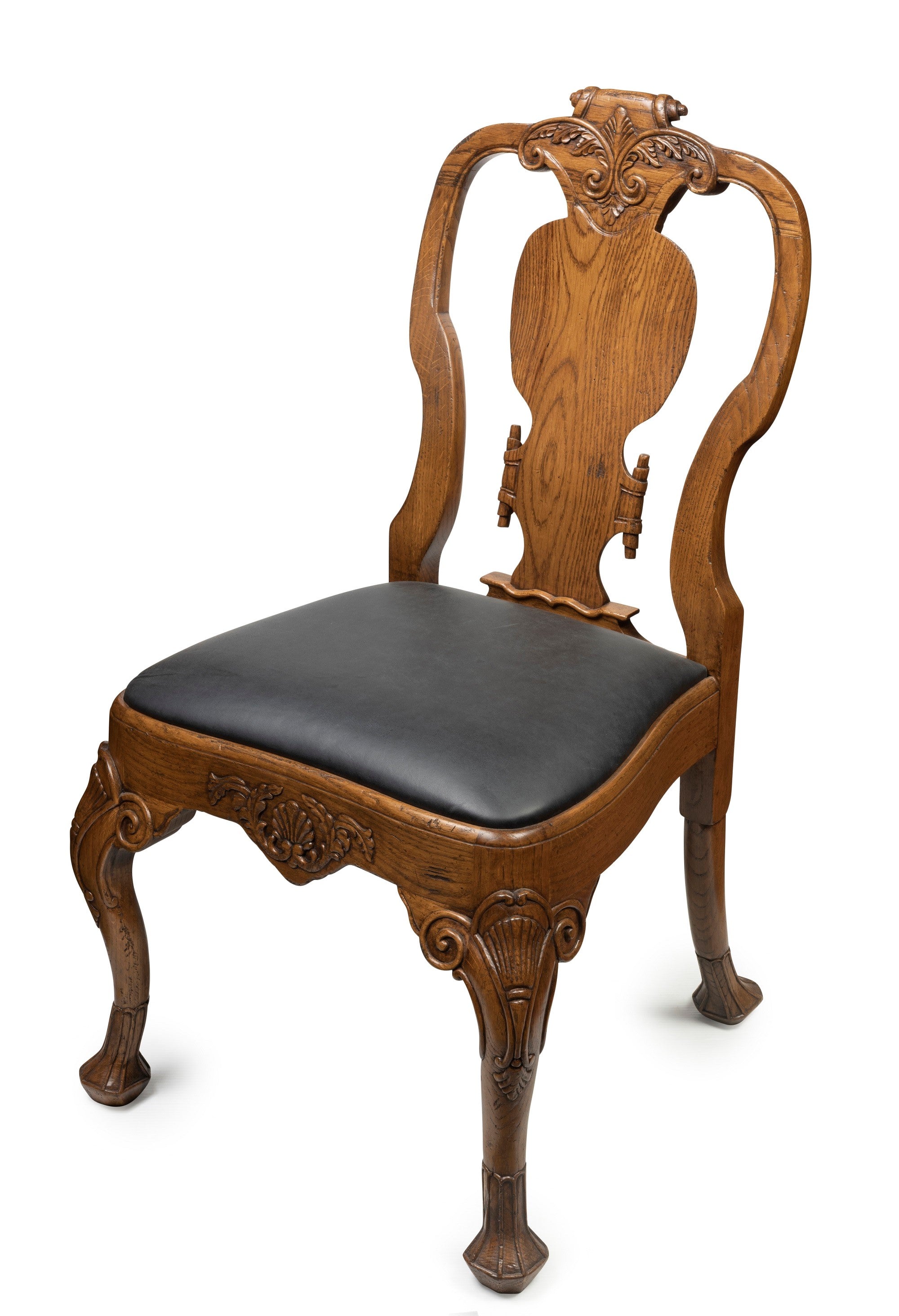A Queen Anne Style Dining Chair