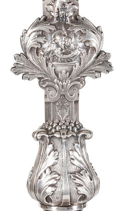 Spanish 19th Century Silver Plated Crucifix
