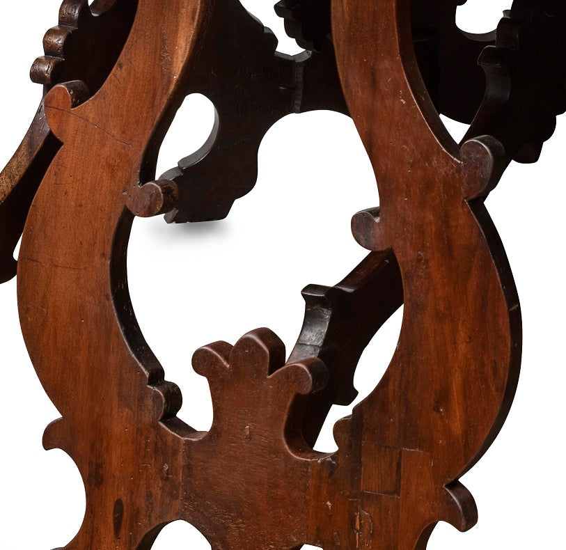 A 19th Century Carlos II Style Dark Walnut Octagonal Centre Table