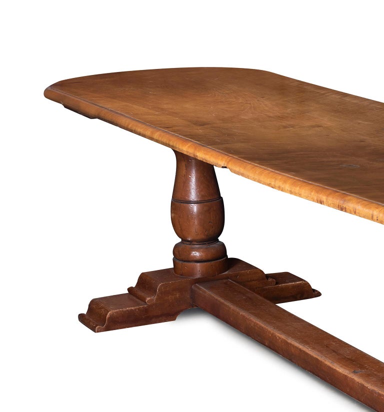 An Early 19th Century English Elm Refectory Table