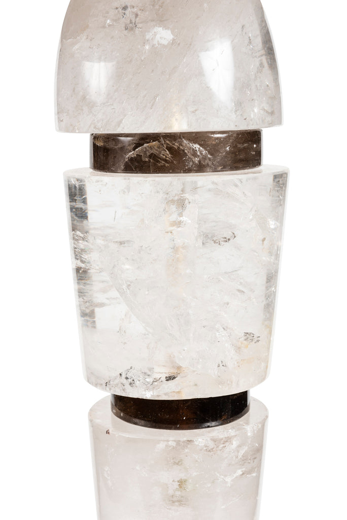 A Pair of Rock Crystal Lamps