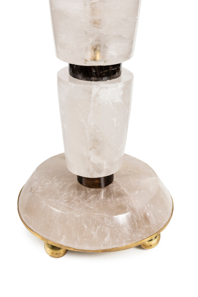 A Pair of Rock Crystal Lamps