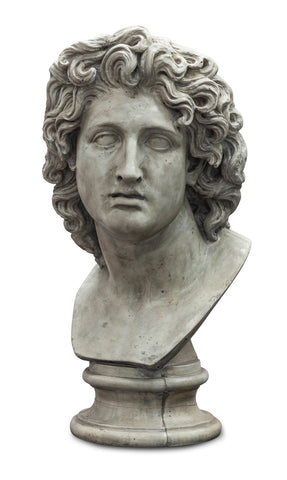 Stone Composite Bust of Alexander