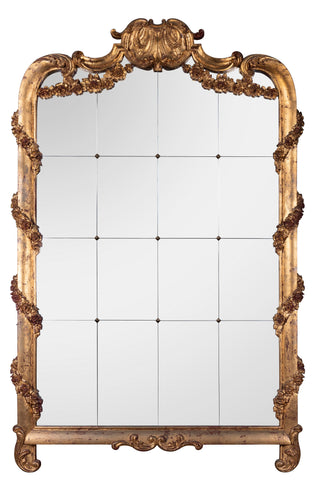 A Large Impressive Gilt-wood Salon Mirror