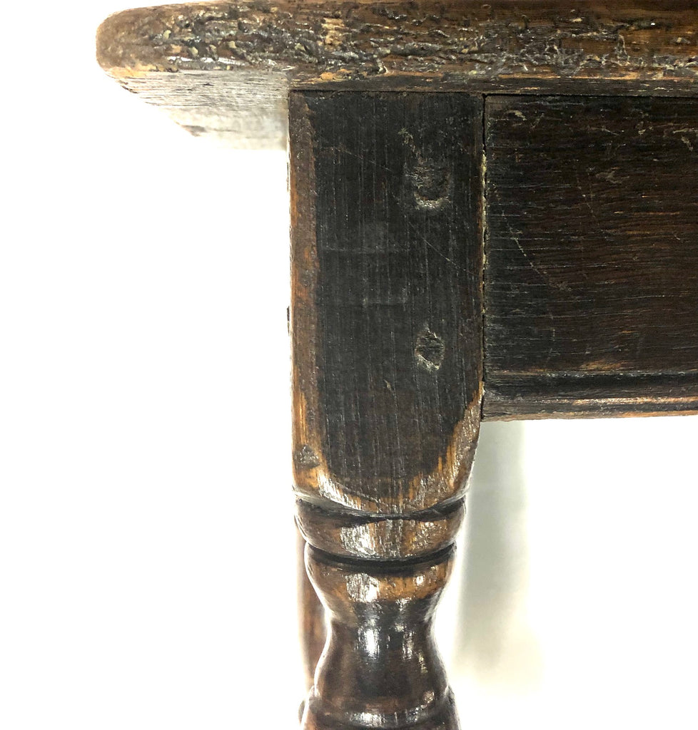 A 17th Century Charles II Oak Joint Stool